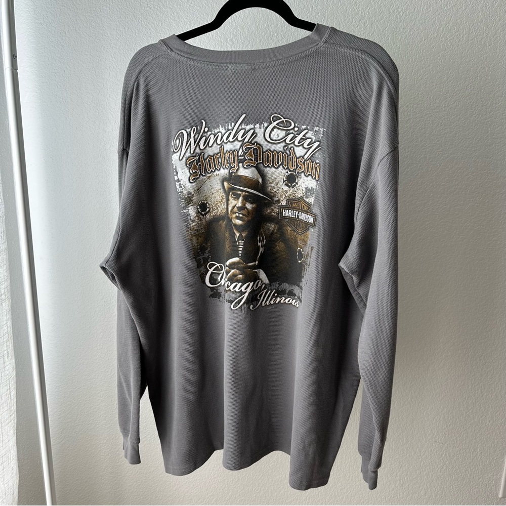 Harley Davidson Al Capone Windy City Thermal fabric shirt